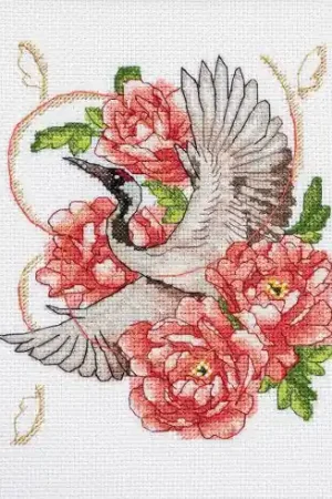 kit ricamo a punto croce - Un volo di sogni - Abris Art Ultima Occasione