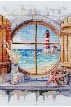 kit ricamo a punto croce - Il sussurro del vento - Abris Art Saldi