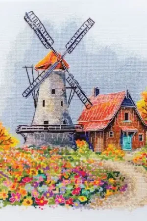 Promozione Esclusiva kit ricamo a punto croce - La melodia dei venti d'autunno - Abris Art