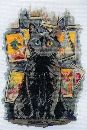 kit ricamo a punto croce - Premonizione - Abris Art Pagamento Sicuro