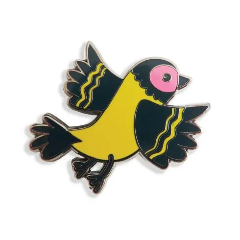 Magnete ad aghi - Uccello danzante - Letistitch Popolare