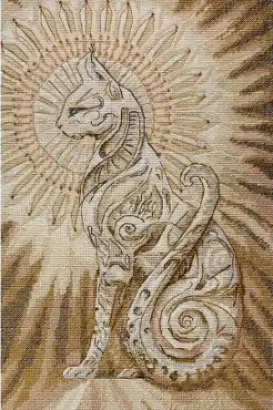 Offerta kit ricamo a punto croce - Dea del sole - Abris Art