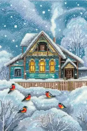 kit ricamo a punto croce - Dove fa caldo - Andriana Prezzo Scontato