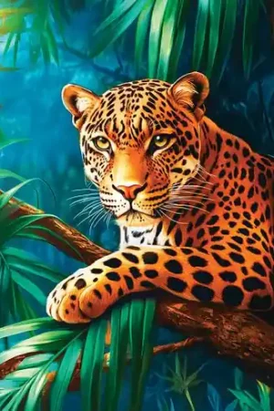 Ultimissimo Modello Kit ricamo diamante su telaio - Predatore - Art City