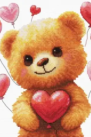 Più Venduto kit ricamo a punto croce - L'amore è nell'aria - Luca-S