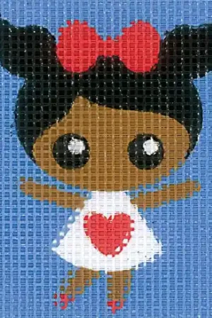 Kit di tela per bambini - Ragazza - Vervaco Must-Have