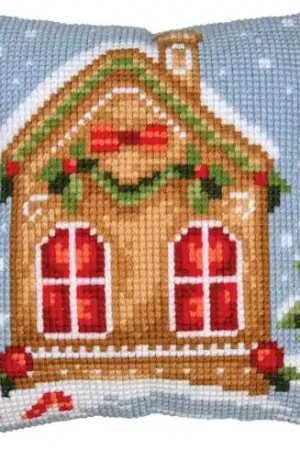 Offerta Speciale Kit cuscino fori grossi - Casa di pan di zenzero - Vervaco