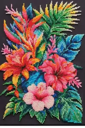 Spedizione Gratuita Kit di ricamo con perline - Piacere celeste - Abris Art