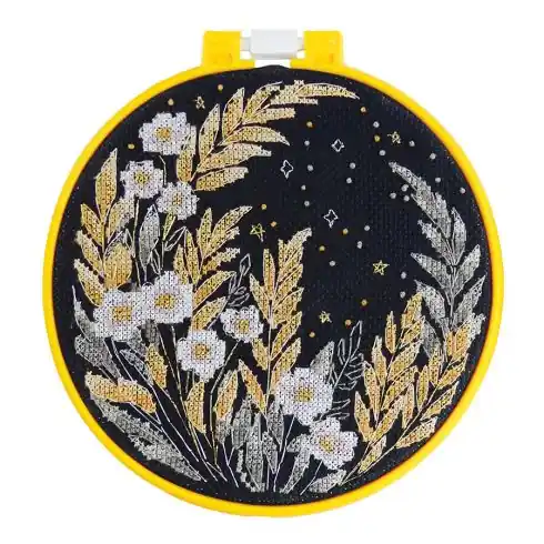 Kit per ricamo a punto croce con tamburo - Luce stellare - Abris Art Nuovo Arrivo