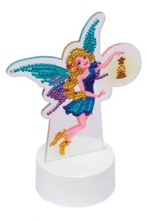 Porta-diamanti - Fata illuminata - Crystal Art D.I.Y Nuovo Arrivo