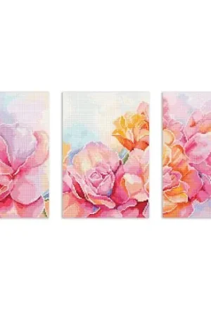 Di Tendenza kit ricamo a punto croce - Rose - Letistitch