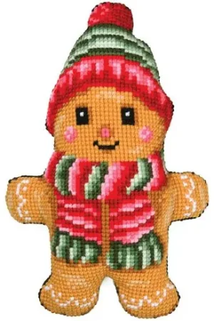 Kit cuscino fori grossi - bonhomme pain d epice - Vervaco Acquista Ora