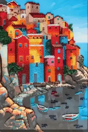 Più Venduto Kit di ricamo con perline - Oasi di pace - Abris Art