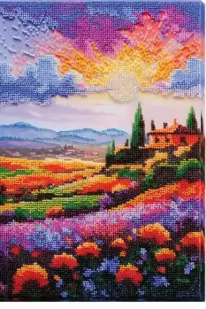 Kit di ricamo con perline - Prato - Abris Art Offerta Speciale