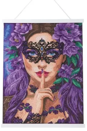 Banner a diamante - Fiori mormoranti - Crystal Art D.I.Y Scelto Dai Clienti