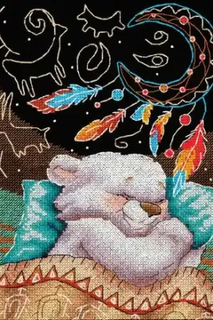 Occasione Imperdibile kit ricamo a punto croce - Dolci sogni - MP Studia