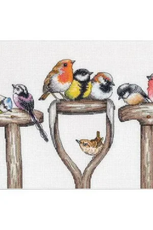 kit ricamo a punto croce - Forchette e piume - Dimensions Miglior Prezzo