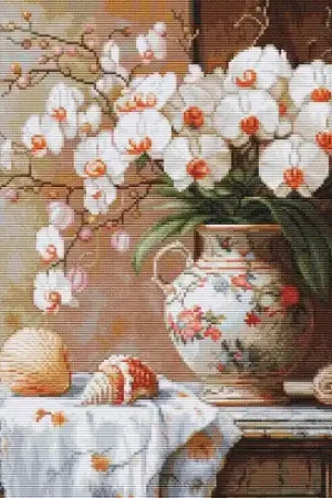 Soddisfatti O Rimborsati kit ricamo a punto croce - Elegante orchidea - Luca-S