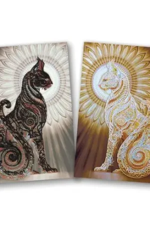 Kit di ricamo con perline - La dea Bastet - Abris Art Compra Oggi Stesso