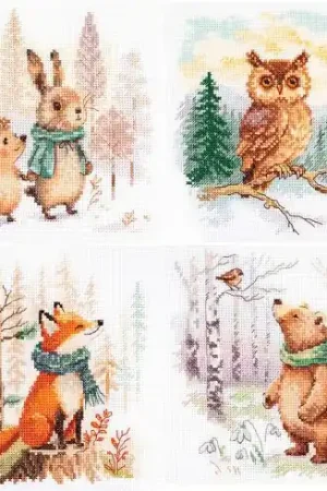 Prezzo Conveniente kit ricamo a punto croce - Storie dalla foresta - Alisa