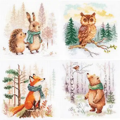 Prezzo Conveniente kit ricamo a punto croce - Storie dalla foresta - Alisa