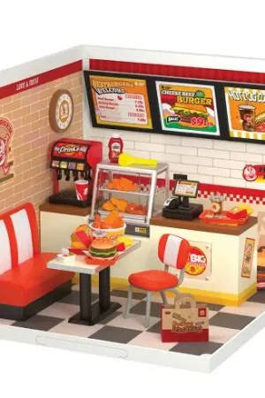 Ultime Pezzi Casa in miniatura - Hamburger di Gnam Gnam - Rolife