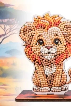 Compra Adesso statuetta di diamante - Leone - Crystal Art D.I.Y