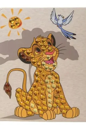 Sconto Kit di ricamo a diamante per bambini - Simba - Crystal Art D.I.Y