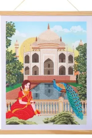 Super Prezzo Banner a diamante - Taj Mahal - Crystal Art D.I.Y