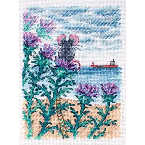 kit ricamo a punto croce - Un pezzo di mare - MP Studia Compra Adesso