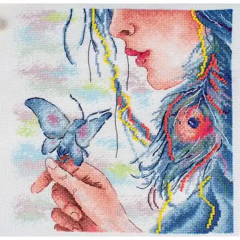 Kit per ricamo a punto croce con perline - La mia anima - MP Studia Scelto Dai Clienti