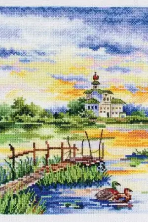 Soddisfatti O Rimborsati kit ricamo a punto croce - Armonia mattutina - MP Studia