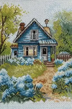 kit ricamo a punto croce - Casa di campagna - Andriana Offerta Lampo