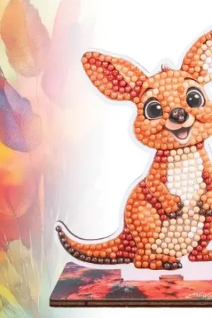Più Venduto statuetta di diamante - canguro - Crystal Art D.I.Y