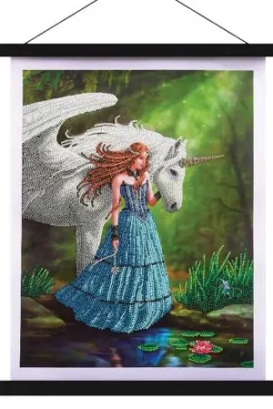 Banner a diamante - Piscina incantata - Crystal Art D.I.Y Prezzo Ridotto