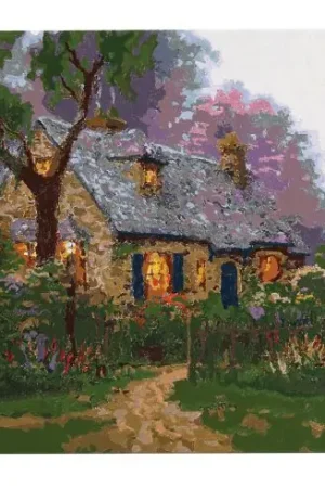 Kit di pittura per numero - Casa del diavolo - Craft Buddy Promo Stagionale