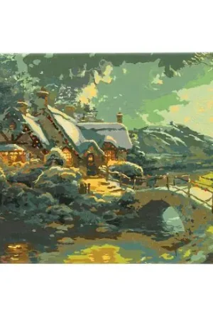 Kit di pittura per numero - Chiaro di luna a Natale - Craft Buddy Nuovo Arrivo