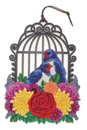 Porta-diamanti - gabbia per uccelli - Crystal Art D.I.Y Prezzo Conveniente