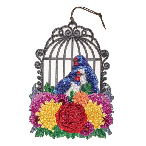 Porta-diamanti - gabbia per uccelli - Crystal Art D.I.Y Prezzo Conveniente