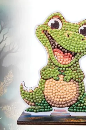 statuetta di diamante - alligatore - Crystal Art D.I.Y Non Perdere