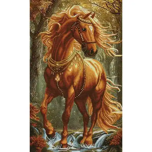 Ordina Subito kit ricamo a punto croce - Cavallo magico - Nova Sloboda