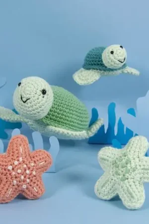 kit di ganci - Tartaruga marina - DMC Occasione Imperdibile