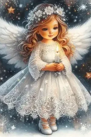 Ultime Pezzi Kit ricamo diamante - Piccolo angelo - Wizardi