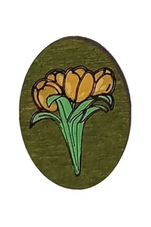 Di Tendenza Magnete ad aghi - Tulipani gialli - Wizardi