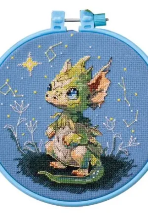 Più Venduto Kit per ricamo a punto croce con tamburo - Drago stellare - Abris Art