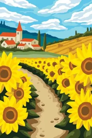 Canovaccio antico - Girasoli - DMC Consegna Rapida