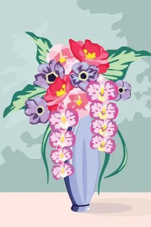 Pagamento Sicuro Canovaccio antico - Orchidee - DMC