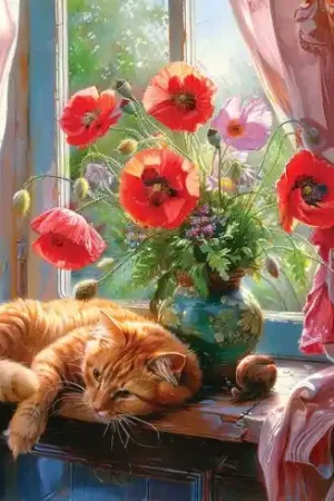 Ultimissimo Modello Kit ricamo diamante - Pigrizia estiva - Wizardi