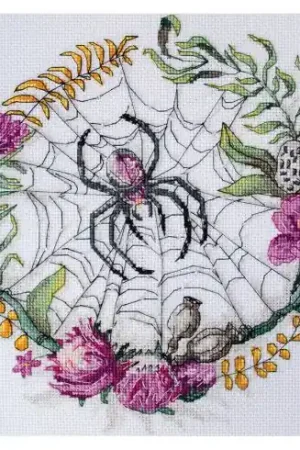 Consegna Rapida kit ricamo a punto croce - Pizzo dal mondo invisibile - Abris Art