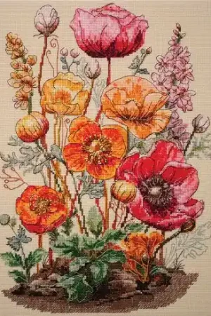 Promozione kit ricamo a punto croce - Mormorio del prato - Abris Art